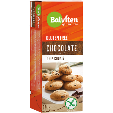 Sausainiai BALVITEN GLUTEN FREE, su šokolado gabaliukais, 130 g