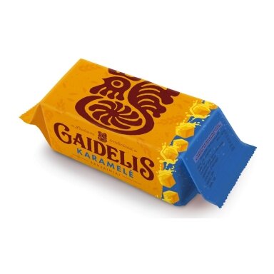 Sausainiai GAIDELIS, su karamele, 160 g Sausainiai GAIDELIS, su karamele, 160 g