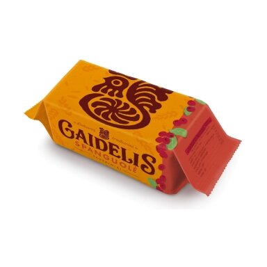 Sausainiai GAIDELIS, su spanguolėmis, 160 g Sausainiai GAIDELIS, su spanguolėmis, 160 g