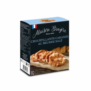 Sausainiai MAISON BRUYERE, sūdytos karamelės skonio, 70 g Sausainiai MAISON BRUYERE, sūdytos karamelės skonio, 70 g