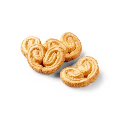 Sausainiai Palmiers, 1kg, su cukrumi Sausainiai Palmiers, 1kg, su cukrumi