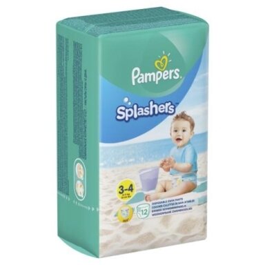 Sauskelnės PAMPERS Pants Splashers, 3 dydis 6 - 11 kg, 12 vnt. Sauskelnės PAMPERS Pants Splashers, 3 dydis 6 - 11 kg, 12 vnt.