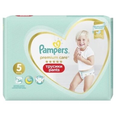 Sauskelnės PAMPERS Premium Pants, Value Pack,5 dydis, 34 vnt. Sauskelnės PAMPERS Premium Pants, Value Pack,5 dydis, 34 vnt.