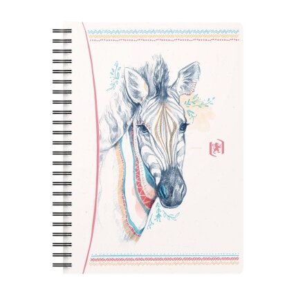 Sąsiuvinis su spirale OXFORD BOHO CHIC, A5, 60 lapų, 90 gsm, langeliais 3