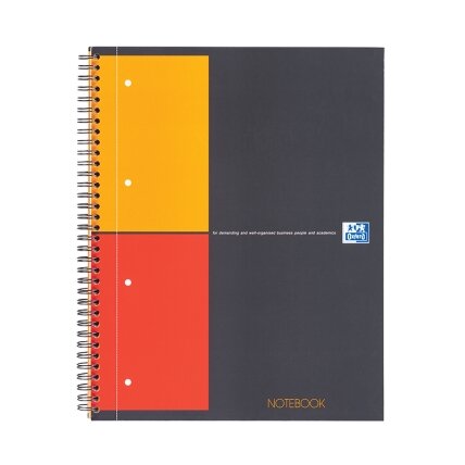 Sąsiuvinis su spirale OXFORD INTERNATIONAL NOTEBOOK, A4+, 80 lapų, langeliais Sąsiuvinis su spirale OXFORD INTERNATIONAL NOTEBOOK, A4+, 80 lapų, langeliais