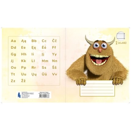 Sąsiuvinis TECHNOINFORM, 2 klasei, A5, 12 lapų, 80 gsm, linijomis 1 Sąsiuvinis TECHNOINFORM, 2 klasei, A5, 12 lapų, 80 gsm, linijomis 1