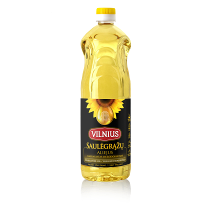 Saulėgrąžų aliejus VILNIUS, rafinuotas, 1 l Saulėgrąžų aliejus VILNIUS, rafinuotas, 1 l