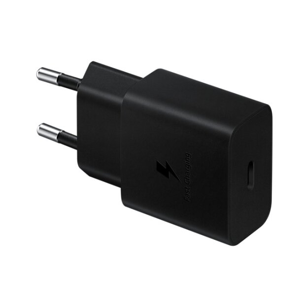 Samsung EP-T1510 15W AC Maitinimo adapteris USB-C + Kabelis USB-C, Juoda