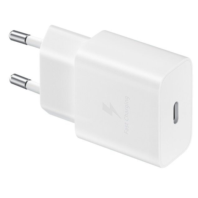 Samsung EP-T1510 15W AC Maitinimo adapteris USB-C + Kabelis USB-C, Balta Samsung EP-T1510 15W AC Maitinimo adapteris USB-C + Kabelis USB-C, Balta