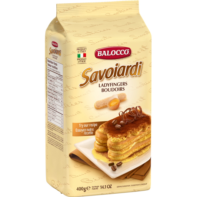 Sausainiai BALOCCO, Ladyfingers, 400 g Sausainiai BALOCCO, Ladyfingers, 400 g