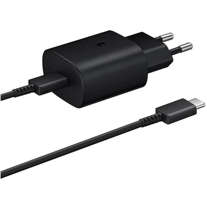 Samsung EP-TA800 Super Fast Charging 25W Įkroviklis USB-C + Kabelis USB-C, Juoda Samsung EP-TA800 Super Fast Charging 25W Įkroviklis USB-C + Kabelis USB-C, Juoda