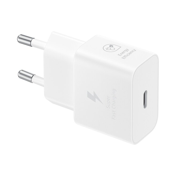 Samsung EP-T2510 25W AC Maitinimo adapteris USB-C + Kabelis USB-C, Balta