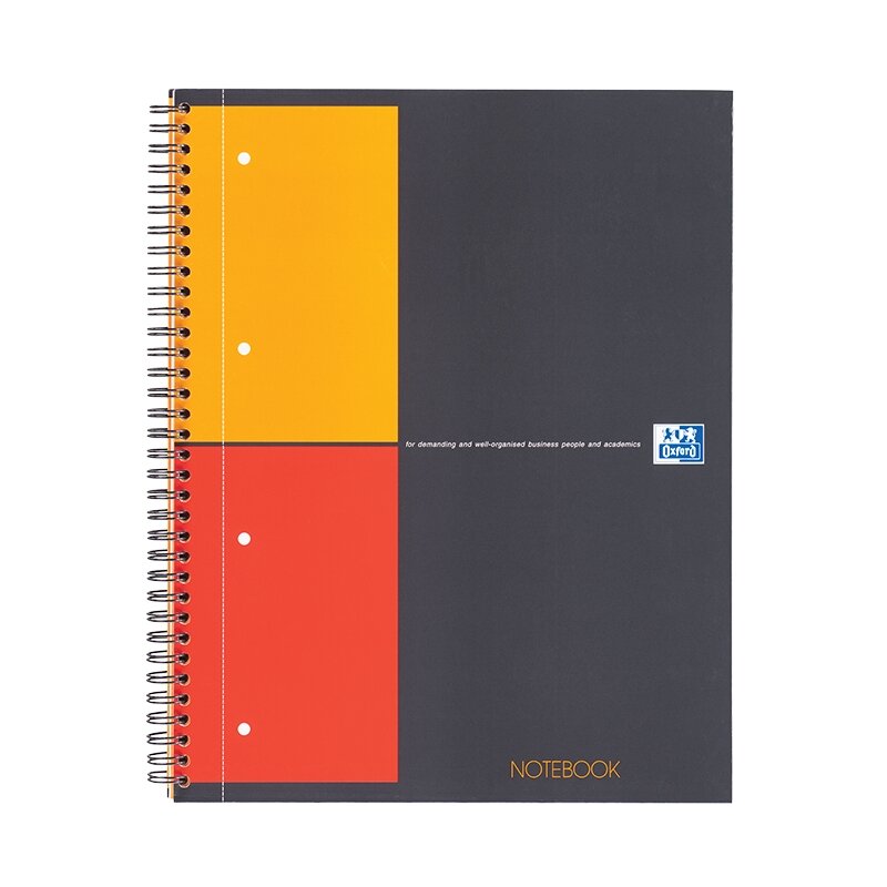 Sąsiuvinis su spirale OXFORD INTERNATIONAL NOTEBOOK, A4+, 80 lapų, langeliais Sąsiuvinis su spirale OXFORD INTERNATIONAL NOTEBOOK, A4+, 80 lapų, langeliais