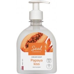 SEAL Cosmetics kreminis muilas PAPAYA KISS 300ml SEAL Cosmetics kreminis muilas PAPAYA KISS 300ml