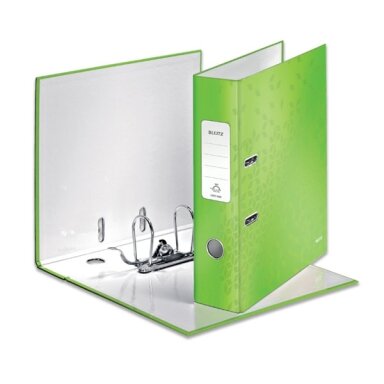 Segtuvas LEITZ WOW 180°, A4, 80mm žalia sp. Segtuvas LEITZ WOW 180°, A4, 80mm žalia sp.