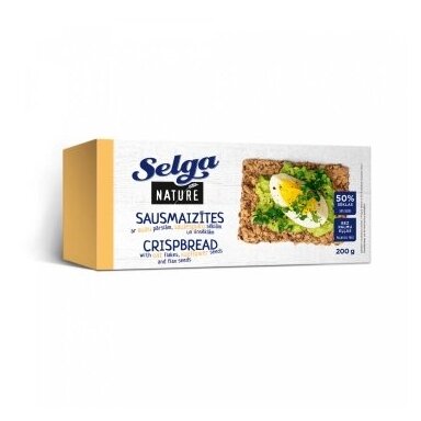 Sėklų duonos traškučiai, SELGA NATURE, 200g