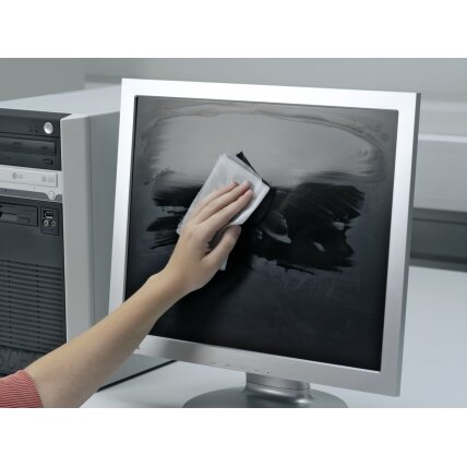 Servetėlės kompiuterio ekranui valyti DURABLE Screenclean, 100 vnt., šlapios 2 Servetėlės kompiuterio ekranui valyti DURABLE Screenclean, 100 vnt., šlapios 2