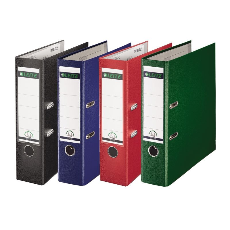 Segtuvas LEITZ 180°, A4, 80mm, įvairių spalvų 1 Segtuvas LEITZ 180°, A4, 80mm, įvairių spalvų 1