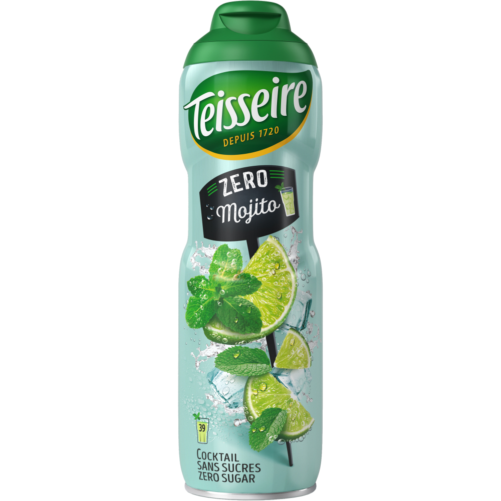 Sirupas TEISSEIRE, Mojito, be cukraus, 0,6l