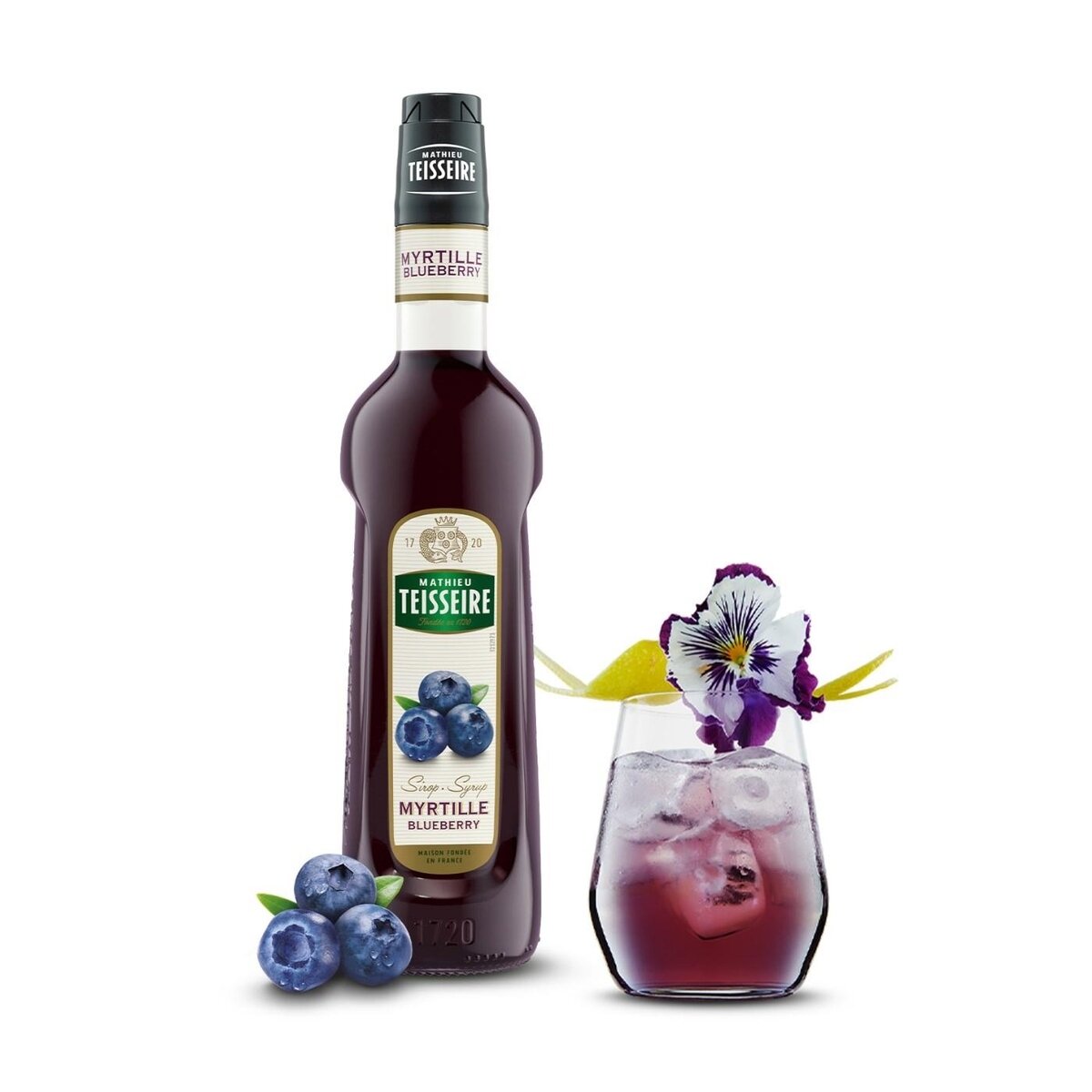 Sirupas TEISSEIRE, mėlynių, 0,7 l 1 Sirupas TEISSEIRE, mėlynių, 0,7 l 1