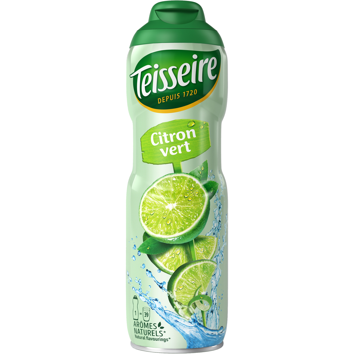 Sirupas TEISSEIRE, žaliųjų citrinų skonio, 0,6l