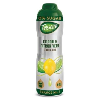 Sirupas TEISSEIRE, Lemon Lime, be cukraus, 0,6l