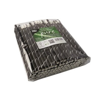 Šiaudeliai PAPSTAR, popieriniai, dryžuoti, su šaukštu, D8 mm x 20 cm, 100 vnt Šiaudeliai PAPSTAR, popieriniai, dryžuoti, su šaukštu, D8 mm x 20 cm, 100 vnt