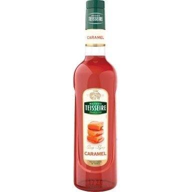 Sirupas skirtas kavai TEISSEIRE karamelės skonio, 1 L Sirupas skirtas kavai TEISSEIRE karamelės skonio, 1 L