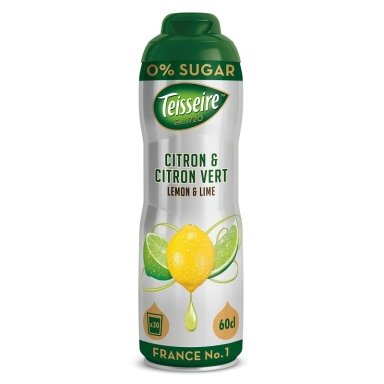Sirupas TEISSEIRE, Lemon Lime, be cukraus, 0,6l
