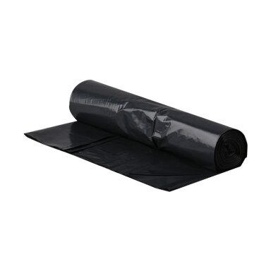 Šiukšlių maišai, 350 L, 120 x 150 cm, 10 vnt., ritinėlis, LDPE, 50 mikr., juodos sp. Šiukšlių maišai, 350 L, 120 x 150 cm, 10 vnt., ritinėlis, LDPE, 50 mikr., juodos sp.