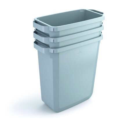 Šiukšlių dėžė rūšiavimui DURABIN® 60L stačiakampė, pilka sp. (dangtis perkamas atskirai) 2 Šiukšlių dėžė rūšiavimui DURABIN® 60L stačiakampė, pilka sp. (dangtis perkamas atskirai) 2