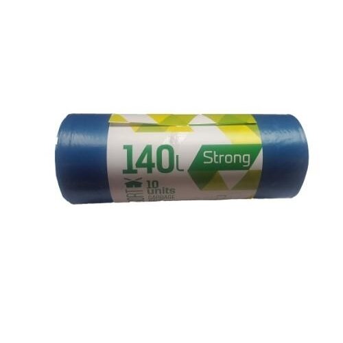 Šiukšlių maišai SORTEX, 140 l, 35 mk, 70 x 110 cm, mėlyni, 10 vnt. Šiukšlių maišai SORTEX, 140 l, 35 mk, 70 x 110 cm, mėlyni, 10 vnt.