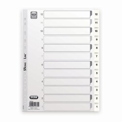 Skiriamieji lapai ELBA STRONG-LINE, 12-1, A4, PP Skiriamieji lapai ELBA STRONG-LINE, 12-1, A4, PP