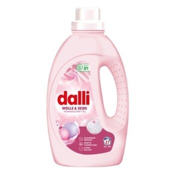 Skystas skalbiklis DALLI, skirtas vilnai ir šilkui, 1,1 l (27 skalbimų dozės)