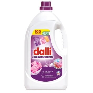 Skystas skalbiklis DALLI, spalvų audiniams 4,5 l (100 skalbimai) Skystas skalbiklis DALLI, spalvų audiniams 4,5 l (100 skalbimai)