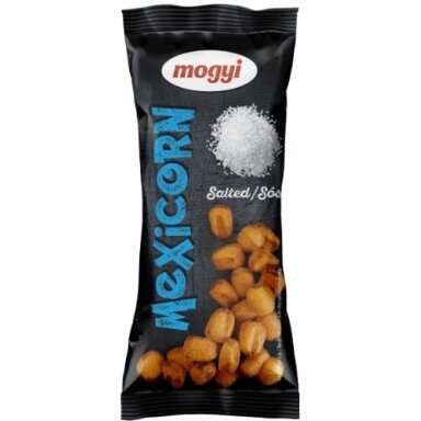 Skrudinti kukurūzai MOGYI Mexicorn, su druska, 55g Skrudinti kukurūzai MOGYI Mexicorn, su druska, 55g