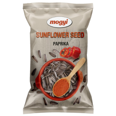Skrudintos saulėgrąžos MOGYI, sūdytos, paprikos skonio, 140 g Skrudintos saulėgrąžos MOGYI, sūdytos, paprikos skonio, 140 g