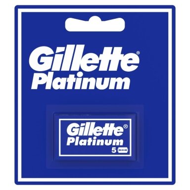 Skutimosi peiliukai GILLETTE Platinum, 5vnt Skutimosi peiliukai GILLETTE Platinum, 5vnt