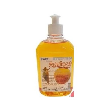 Skystas muilas EWOL, abrikosų kvapo, 500 ml