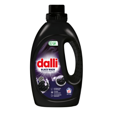 Skystas skalbiklis DALLI, juodiems drabužiams, 1,1 l (27 skalbimai) Skystas skalbiklis DALLI, juodiems drabužiams, 1,1 l (27 skalbimai)