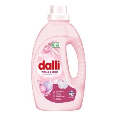 Skystas skalbiklis DALLI, skirtas vilnai ir šilkui, 1,1 l (27 skalbimų dozės) Skystas skalbiklis DALLI, skirtas vilnai ir šilkui, 1,1 l (27 skalbimų dozės)