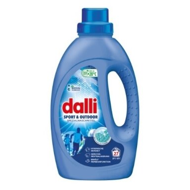 Skystas skalbiklis DALLI, sporto ir lauko drabužiams, 1,1 l (27 skalbimai) Skystas skalbiklis DALLI, sporto ir lauko drabužiams, 1,1 l (27 skalbimai)