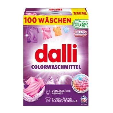 Skalbimo milteliai DALLI spalvotiems audiniams, 5 kg (100 skalbimų) Skalbimo milteliai DALLI spalvotiems audiniams, 5 kg (100 skalbimų)