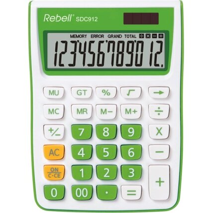 Skaičiuotuvas mažas stalinis Rebell SDC912GR 1