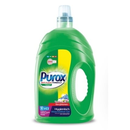 Skalbimo gelis PUROX universalus, 143 skalbimai, 4,3 l Skalbimo gelis PUROX universalus, 143 skalbimai, 4,3 l