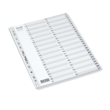 Skiriamieji lapai BANTEX STRONG-LINE, A4, PP Skiriamieji lapai BANTEX STRONG-LINE, A4, PP