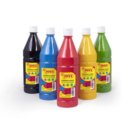 Skystas guašas buteliuke JOVI 1000 ml, tamsiai žalia sp. Skystas guašas buteliuke JOVI 1000 ml, tamsiai žalia sp.