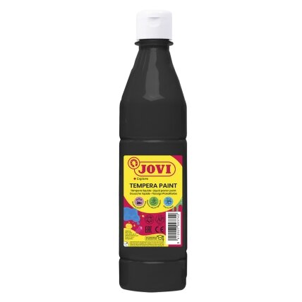 Skystas guašas buteliuke JOVI, 500 ml, juoda sp. Skystas guašas buteliuke JOVI, 500 ml, juoda sp.