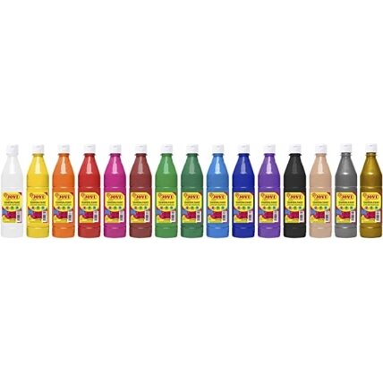 Skystas guašas buteliuke JOVI, 500 ml, oranžinė sp. 2 Skystas guašas buteliuke JOVI, 500 ml, oranžinė sp. 2