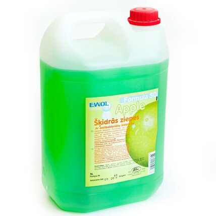 Skystas muilas EWOL, obuolių kvapo, 5 l Skystas muilas EWOL, obuolių kvapo, 5 l